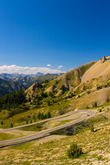 Col de la Bonette, Mercantour national park,  border Alpes-Maritimes and Alpes-de-Haute-Provence, France