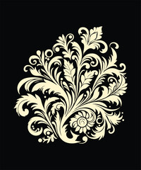 floral ornament vector