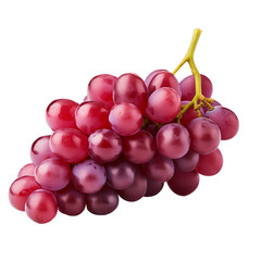 Fototapeta premium Grapes isolated on a transparent background.