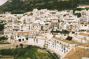 Stadtansicht von Mijas, Provinz Málaga, Andalusien, Spanien