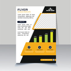 Brochure design, annual report, cover modern layout, poster, flyer vector template in A4 size