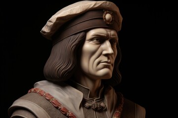 Obraz premium King Richard III statue