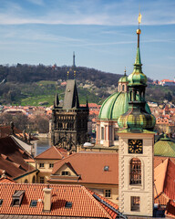 Obraz premium Beautiful skyline of Prague