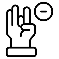 rock line icon