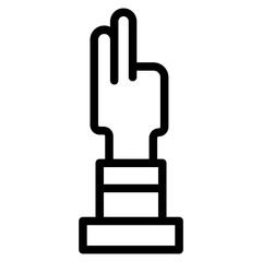 rock line icon