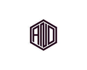 ANO logo design vector template