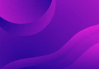 Colorful background with dynamic shape composition. Purple. flat style