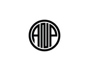 ANP logo design vector template