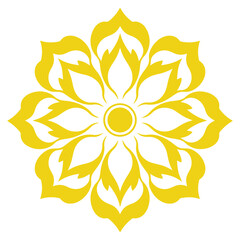 Gold Islamic Mandala Vector