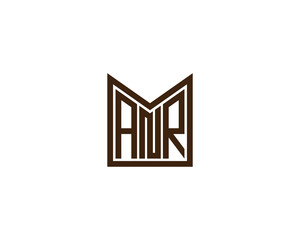 ANR logo design vector template