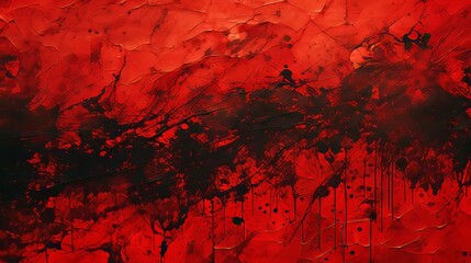 Abstract grunge texture with black and red elements for high quality background or design element