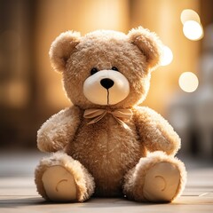 Ein süßer brauner Teddybär