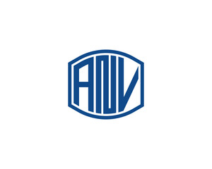 ANV Logo design vector template