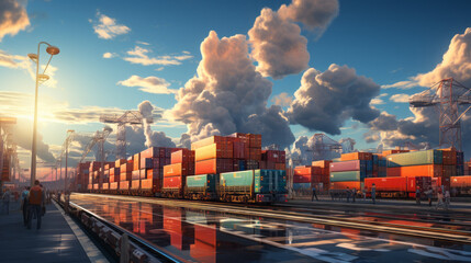 Connecting Past and Present: Exploring the Steel Roads of Industrial Transportatio, generative AI