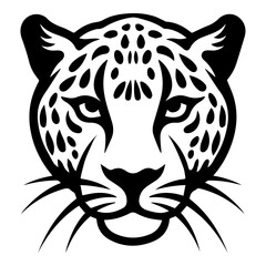 Jaguar Flat Icon Isolated On White Background