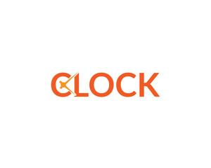 Clock Initial Letter Logo Concept design.