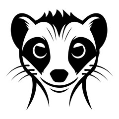 Meerkat Flat Icon Isolated On White Background