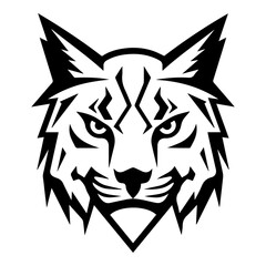 Lynx Flat Icon Isolated On White Background