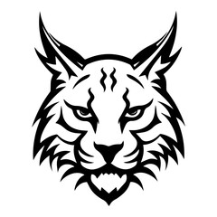 Lynx Flat Icon Isolated On White Background