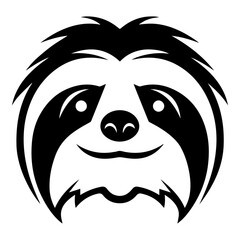 Sloth Flat Icon Isolated On White Background