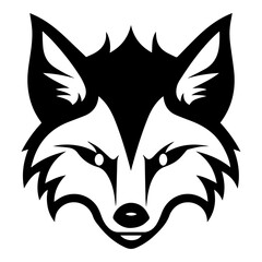 Fennec Fox Flat Icon Isolated On White Background