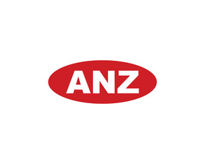 ANZ logo design vector template