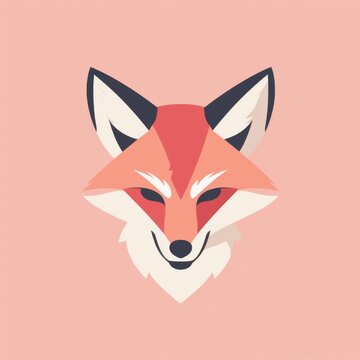 Minimalist Logo Showcasing A Sleek And Modern Fox Design In Format. Concept Minimalist Logos, Sleek Designs, Modern Fox Design, Logo Formats