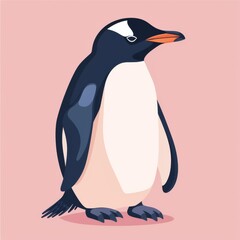Premium Isolated Icon Of A Penguin Embodying Animal Nature Icon Concept. Concept Isolated Penguin Icon, Premium Icon Design, Animal Nature Icon, Cute Penguin Illustration, Icon Concept
