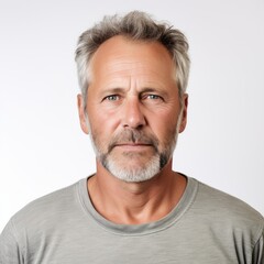 Obraz premium Portrait of a mature man for healthcare or skincare industry