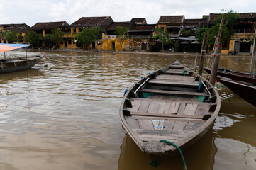 Fishing Boats on the shores of Hoi An, Vietnam