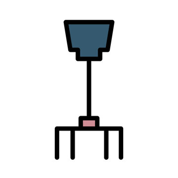 recommend clip art: Harrow Garden Soil Filled Outline Icon