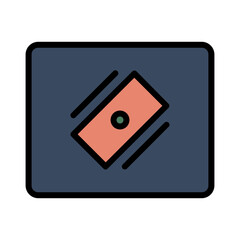 Band Aid Medicine Filled Outline Icon