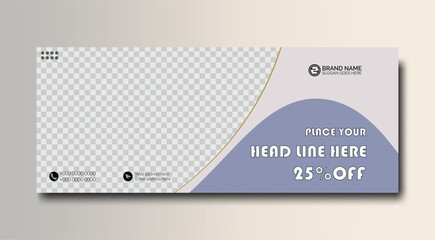 Supper sale Facebook cover and web banner template design