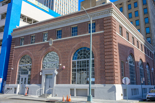 Front of the Dryades Ballroom Building, a Part of the NOPSI Hotel, on O'Keefe Avenue  in Downtown New Orleans, on December 31, 2023