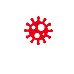 Coronavirus symbol icon - high resolution image