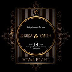 Golden Wedding Background