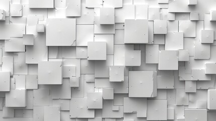 an abstract white background consisting of squares and rectangles of varying sizes and shapes, all of which appear to be rectangleed into rectangles and rectangles.