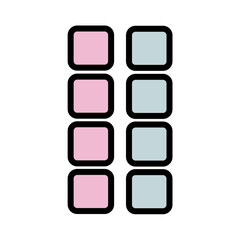 Bar Candy Chocolate Filled Outline Icon