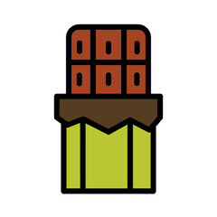 Candy Lollies Dessert Filled Outline Icon