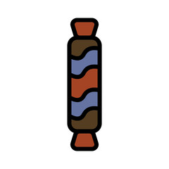Sweets Toffee Candy Filled Outline Icon