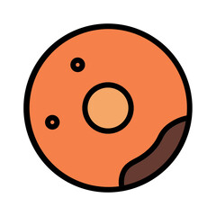 Dessert Donuts Food Filled Outline Icon