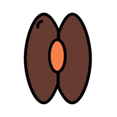 Dessert Donuts Food Filled Outline Icon