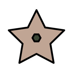 Aquarium Beach Sea Filled Outline Icon