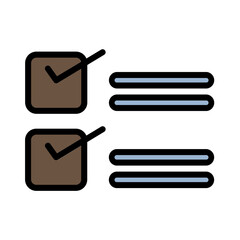 Agile Priority Reorder Filled Outline Icon