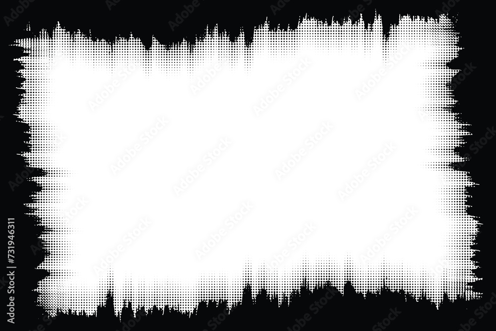 Poster halftone background vector, abstract backdrop design with two tone pattern and copy space for edit y