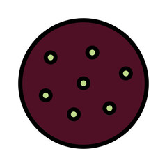 Ball Toy Baby Filled Outline Icon