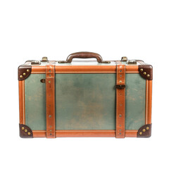 View of vintage briefcase png