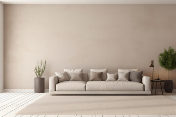modern living room and sofa 