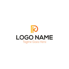 Fototapeta premium DK letter Logo design for your brand