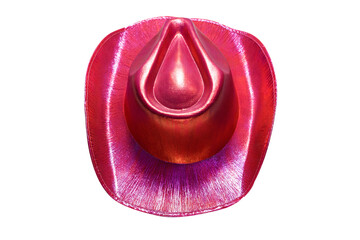 colorful cowboy hat on cutout background